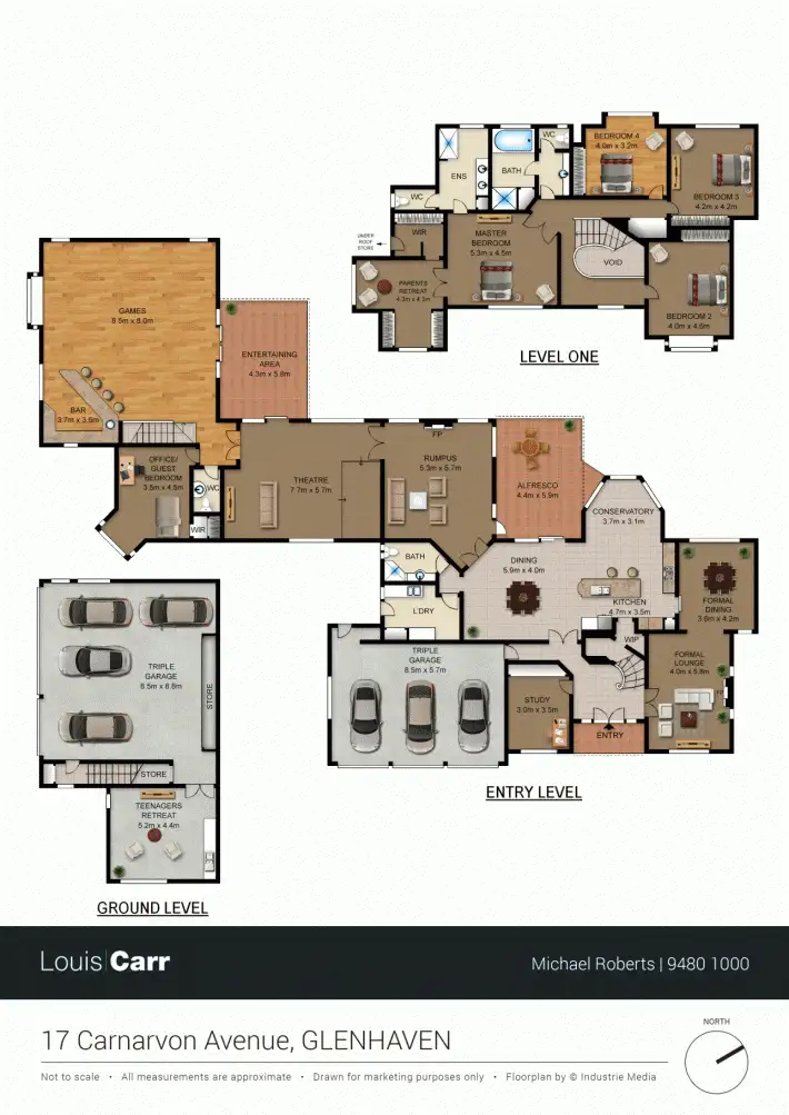 Floorplan of Homely house listing, 17 Carnarvon Avenue, Glenhaven NSW 2156