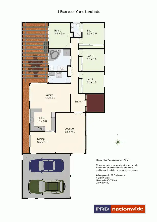Floorplan of Homely house listing, 4 Brantwood Close, Lakelands NSW 2282