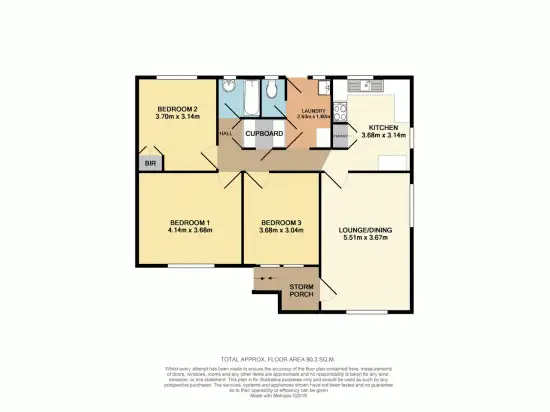 Floorplan of Homely house listing, 34 Thornbury Avenue, Unanderra NSW 2526