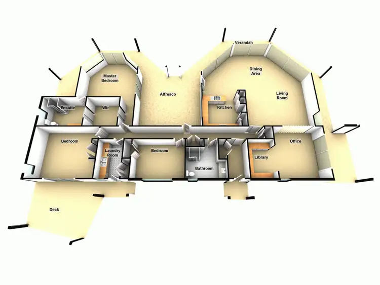 Floorplan of Homely house listing, 16 Royston Street, King Scrub QLD 4521