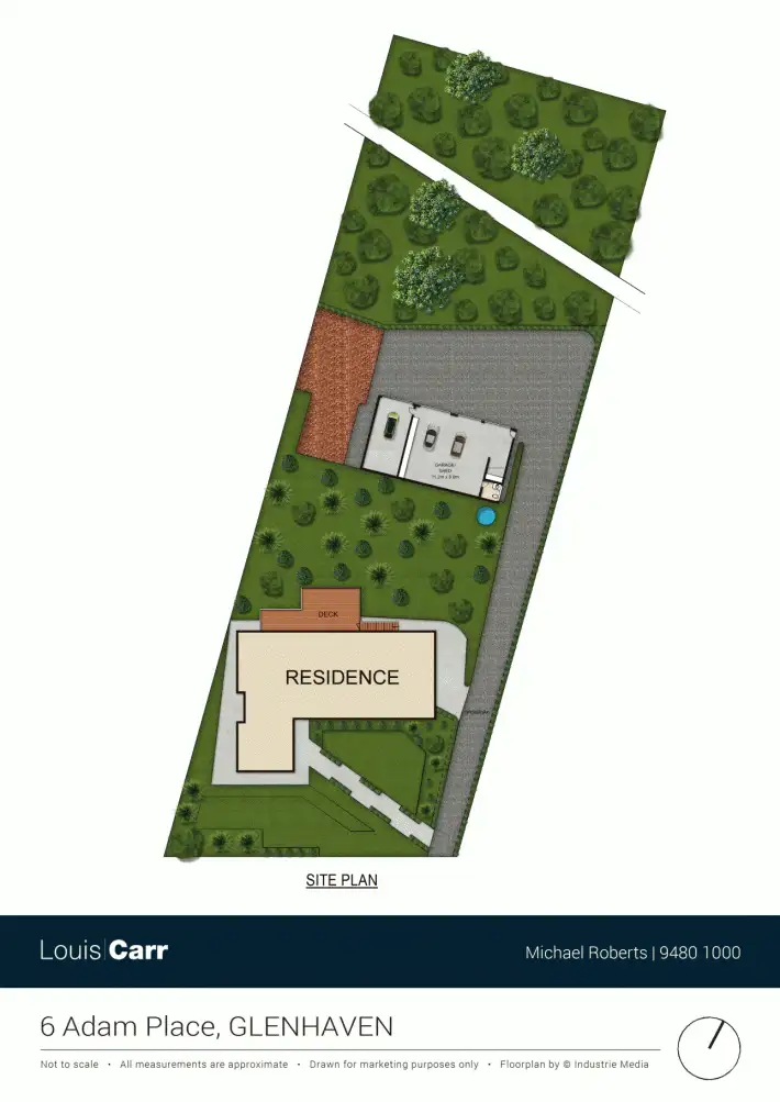 Floorplan of Homely house listing, 6 Adam Pl, Glenhaven NSW 2156