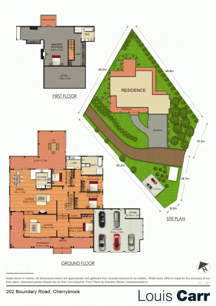 Floorplan of Homely house listing, 202 Boundary Road, Cherrybrook NSW 2126