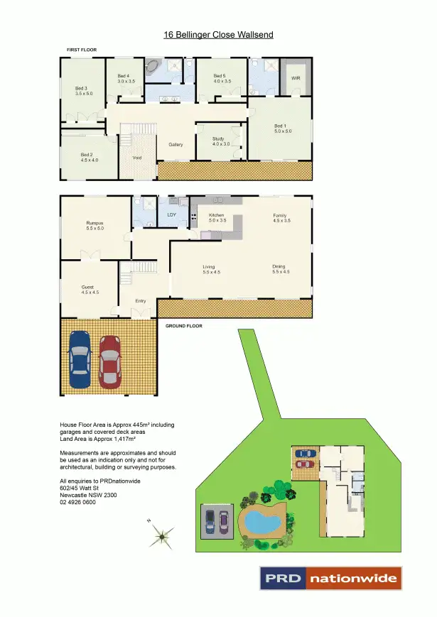 Floorplan of Homely house listing, 16 Bellinger Close, Wallsend NSW 2287
