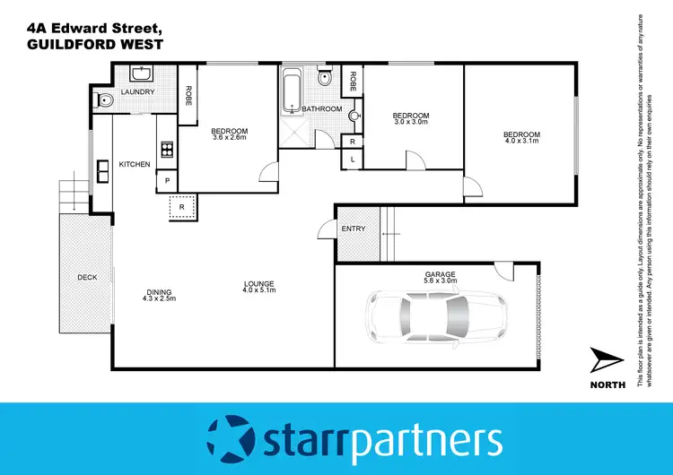 Floorplan of Homely house listing, 4a Edward Street, Guildford NSW 2161