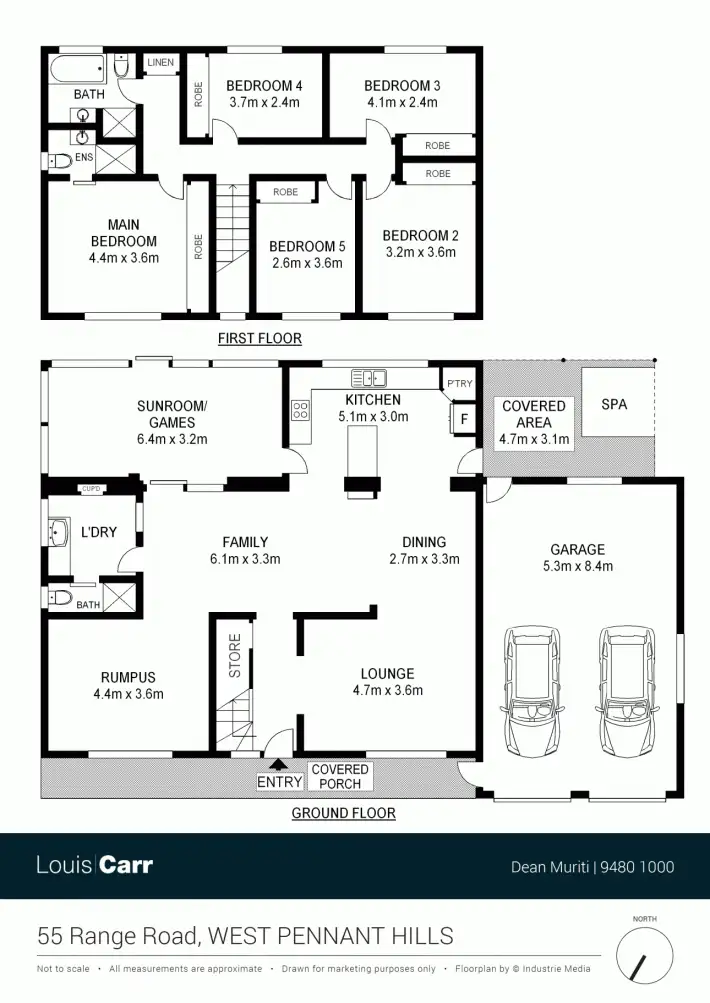 Floorplan of Homely house listing, 55 Range Rd, West Pennant Hills NSW 2125