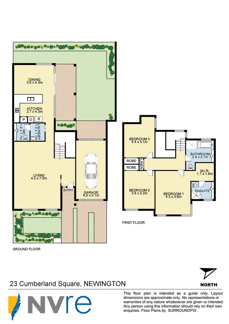 Floorplan of Homely house listing, 23 Cumberland Square, Newington NSW 2127