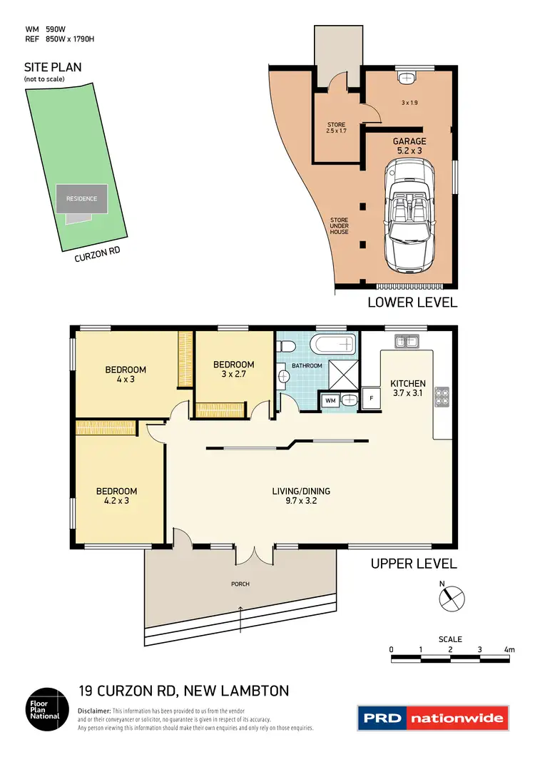 Floorplan of Homely house listing, 19 Curzon Road, New Lambton NSW 2305
