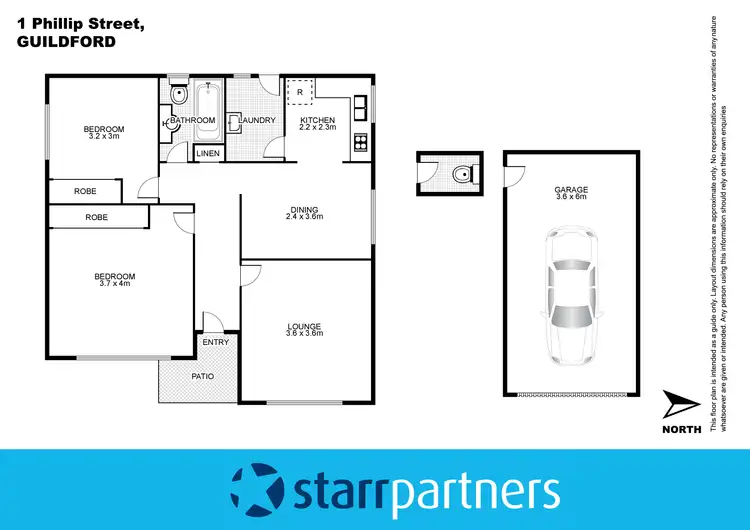 Floorplan of Homely house listing, 1 Phillip Street, Guildford NSW 2161