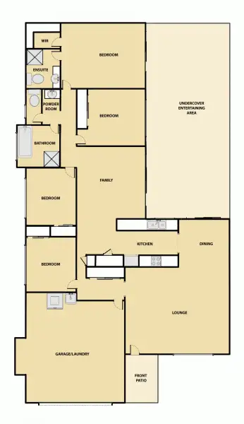 Floorplan of Homely house listing, 2 Glennie Close, Caloundra West QLD 4551