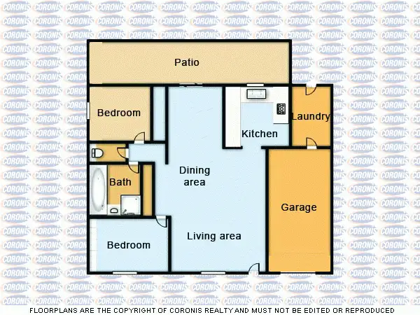 Floorplan of Homely townhouse listing, 1/24 Westminster Street, Kippa-ring QLD 4021