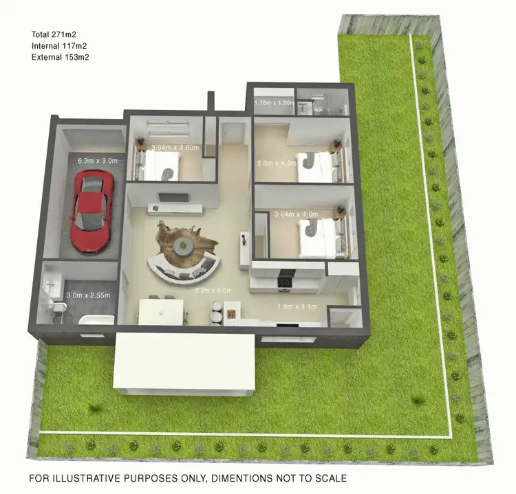 Floorplan of Homely villa listing, 33B Darwin Street, West Ryde NSW 2114