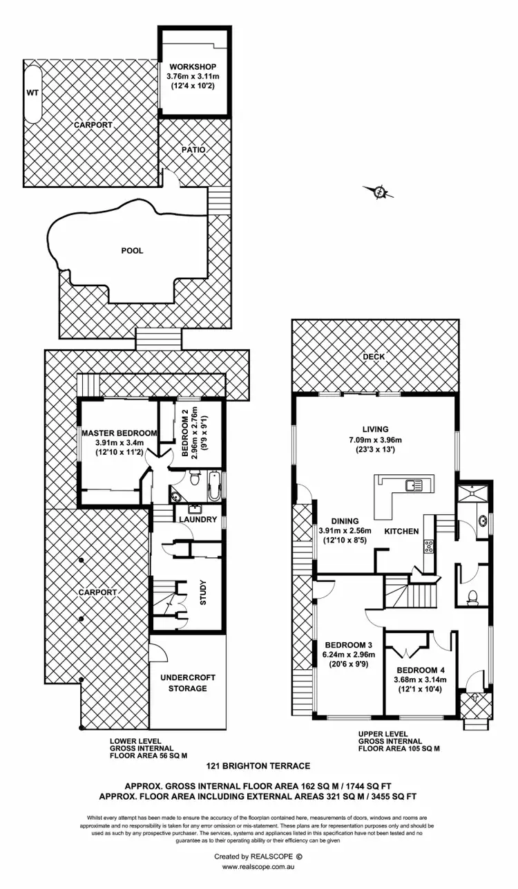 Floorplan of Homely house listing, 121 Brighton Tce, Brighton QLD 4017