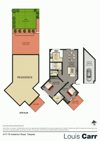 Floorplan of Homely unit listing, 3/77-79 Adderton Road, Telopea NSW 2117