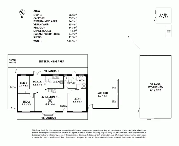 Floorplan of Homely house listing, 19 North Road, Nairne SA 5252