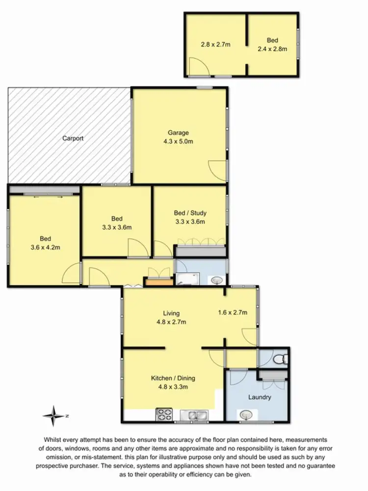 Floorplan of Homely house listing, 7 Brown Street, Colac VIC 3250