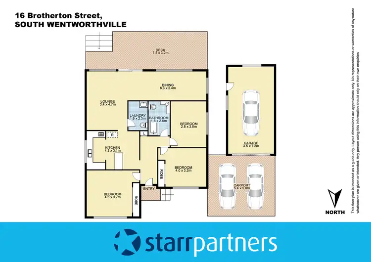 Floorplan of Homely house listing, 16 Brotherton Street, South Wentworthville NSW 2145