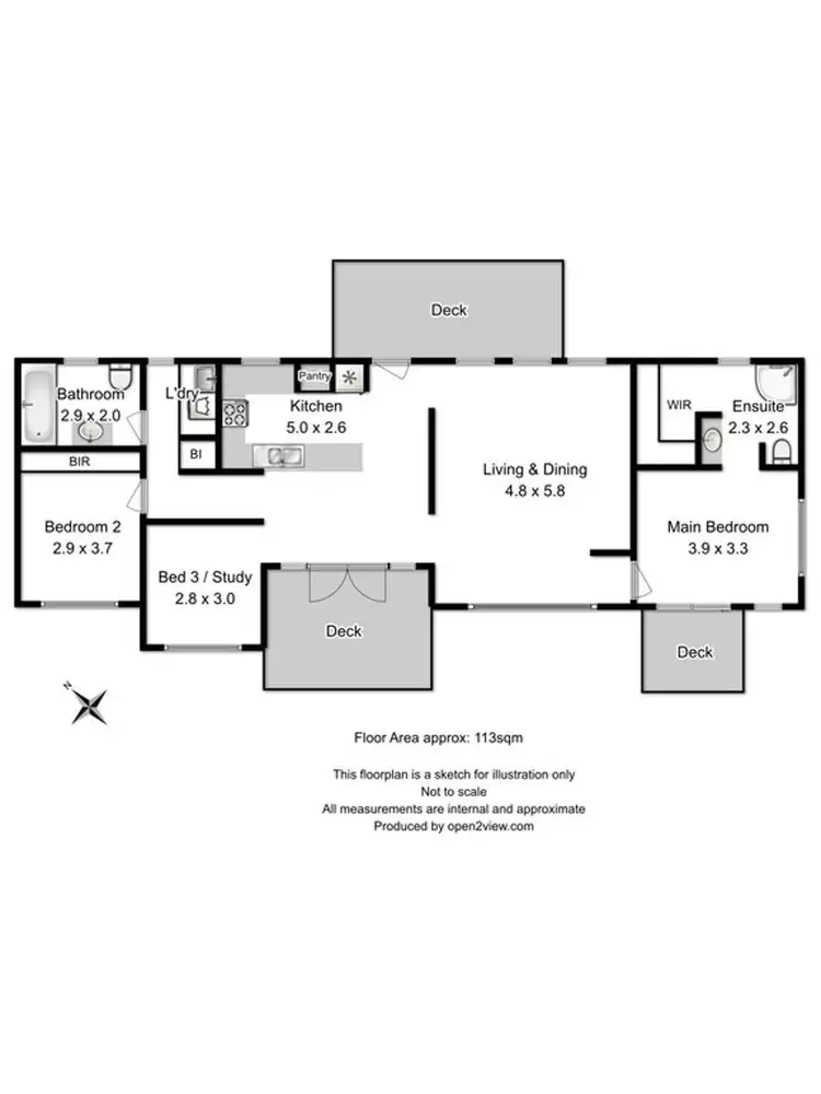 Floorplan of Homely house listing, 12 Hardner Court, Carlton TAS 7173