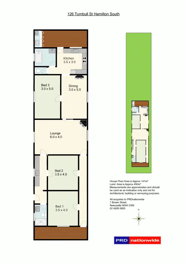 Floorplan of Homely house listing, 126 Turnbull Street, Hamilton South NSW 2303