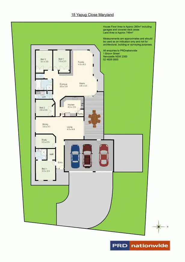Floorplan of Homely house listing, 18 Yapug Close, Maryland NSW 2287