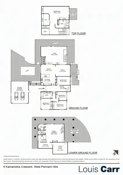 Floorplan of Homely house listing, 6 Kamarooka Crescent, West Pennant Hills NSW 2125