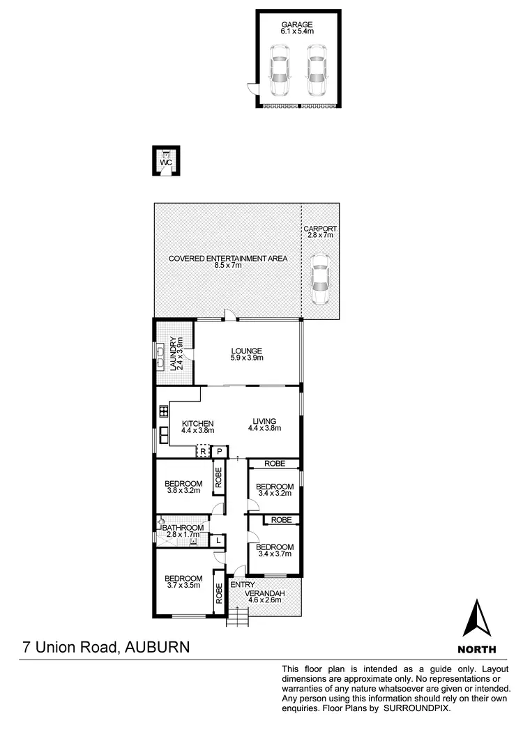 Floorplan of Homely house listing, 7 Union Road, Auburn NSW 2144