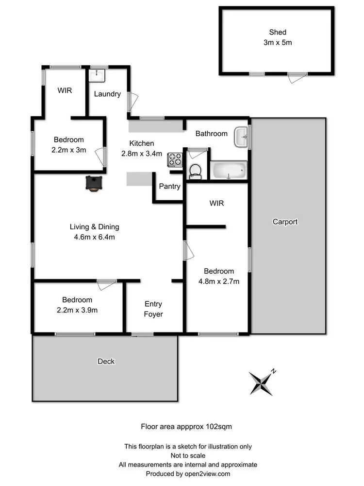 Floorplan of Homely house listing, 21 Tasman Highway, Orford TAS 7190