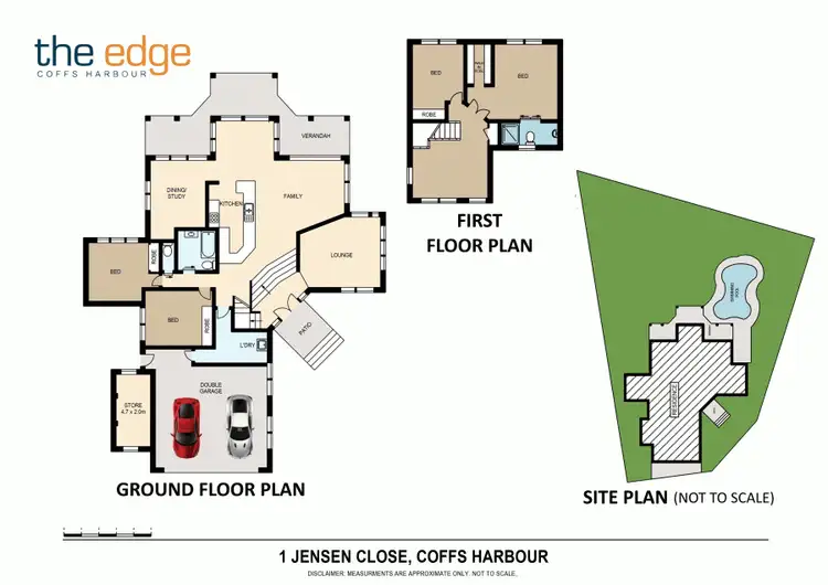 Floorplan of Homely house listing, 1 Jensen Close, Coffs Harbour NSW 2450