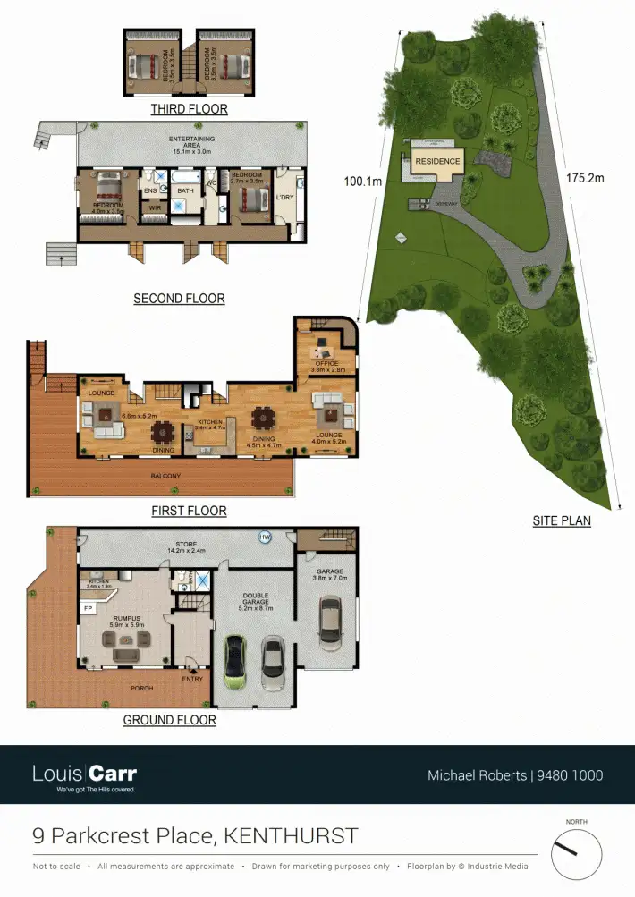Floorplan of Homely house listing, 9 Parkcrest Place, Kenthurst NSW 2156