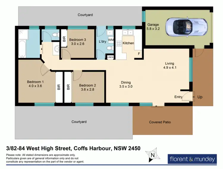 Floorplan of Homely villa listing, 3/82-84 West High St, Coffs Harbour NSW 2450