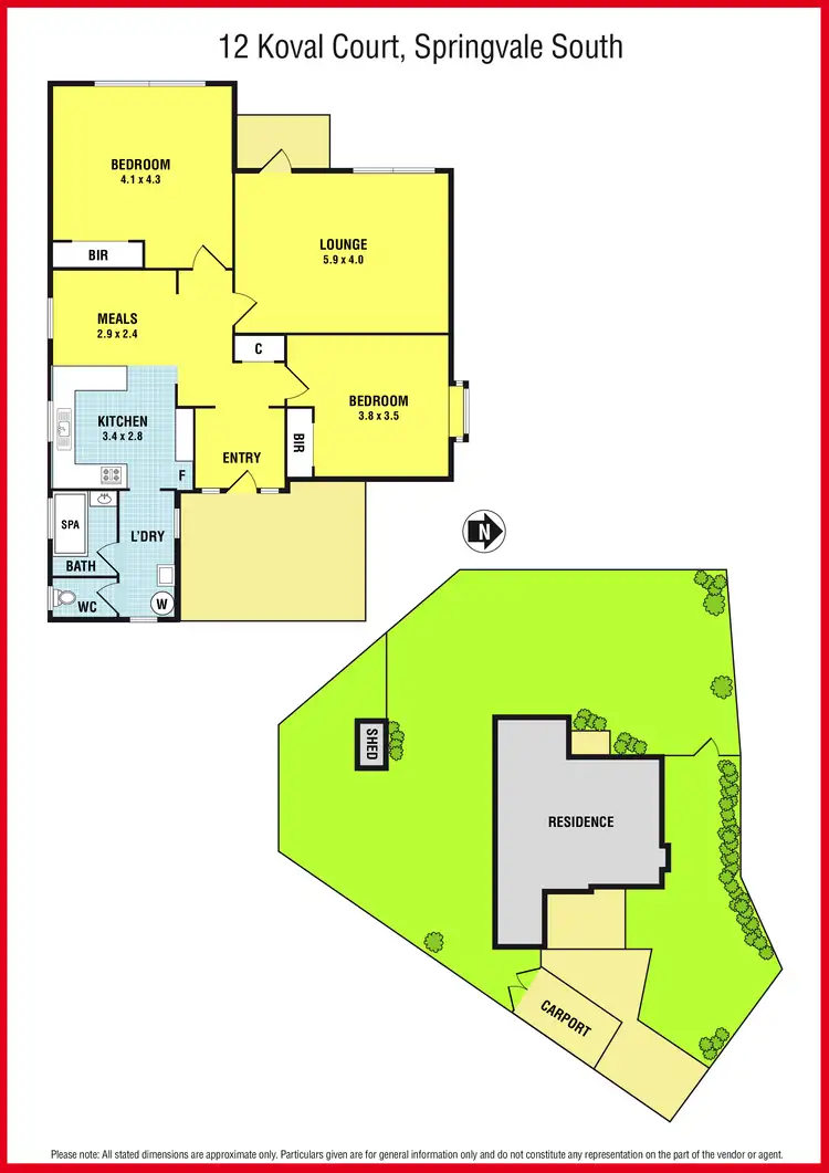 Floorplan of Homely house listing, 12 Koval Court, Springvale South VIC 3172