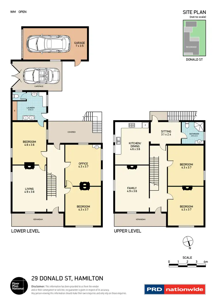 Floorplan of Homely house listing, 29 Donald Street, Hamilton NSW 2303