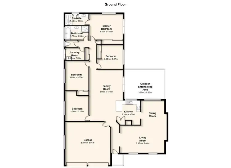 Floorplan of Homely house listing, 14 Dicaprio Close, Keperra QLD 4054