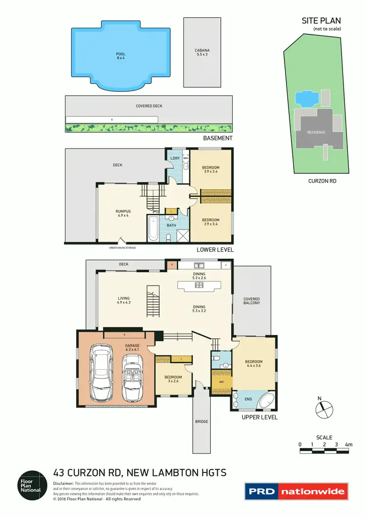 Floorplan of Homely house listing, 43 Curzon Road, New Lambton NSW 2305