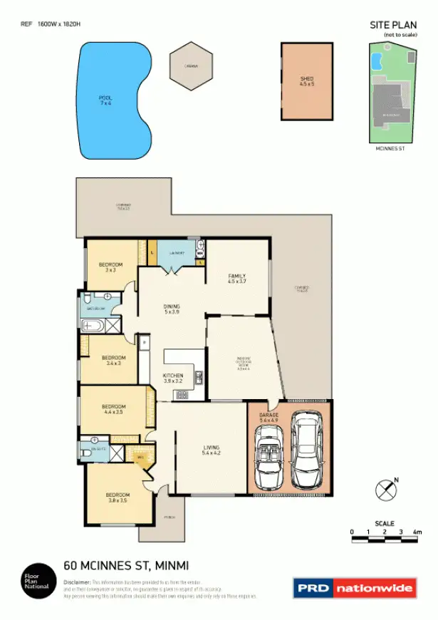 Floorplan of Homely house listing, 60 McInnes Street, Minmi NSW 2287