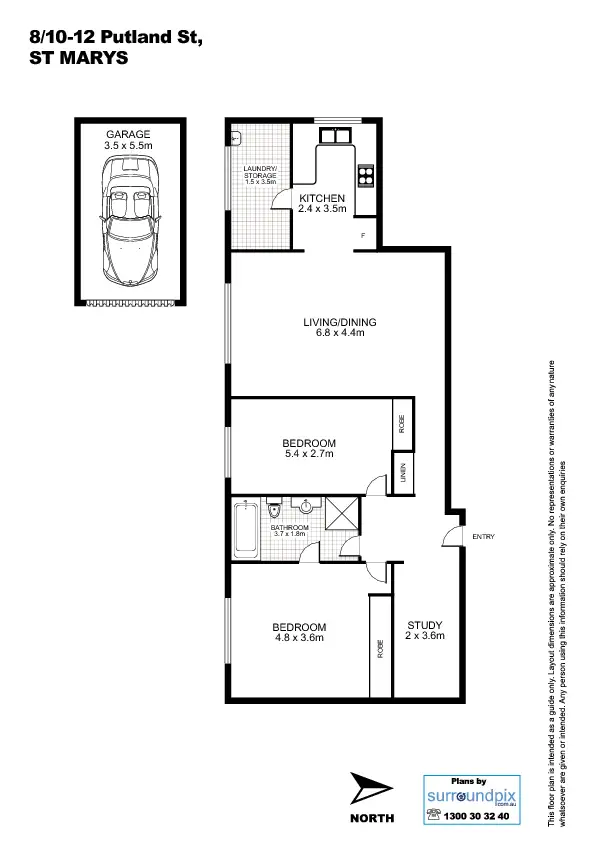 Floorplan of Homely house listing, 12/10-12 Putland Street, St Marys NSW 2760
