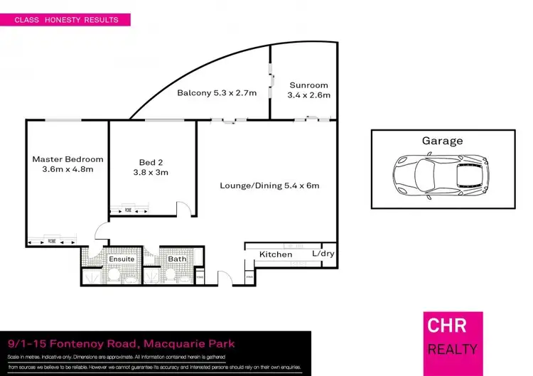 Floorplan of Homely unit listing, 9/1-15 Fontenoy Road, Macquarie Park NSW 2113
