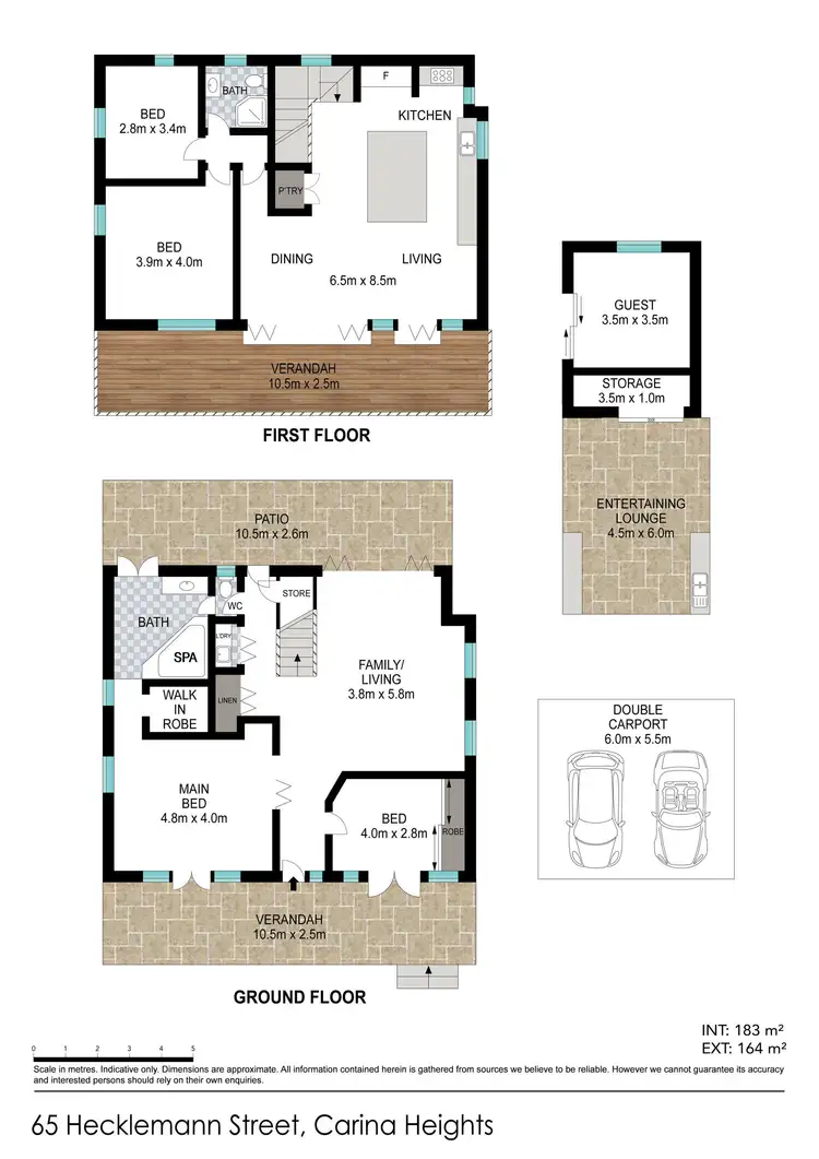 Floorplan of Homely house listing, 65 Hecklemann Street, Carina Heights QLD 4152