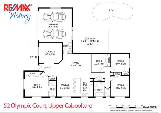 Floorplan of Homely house listing, 52 Olympic Ct, Upper Caboolture QLD 4510