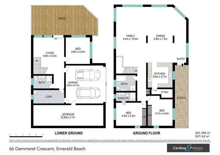 Floorplan of Homely house listing, 66 Dammerel Cres, Emerald Beach NSW 2456