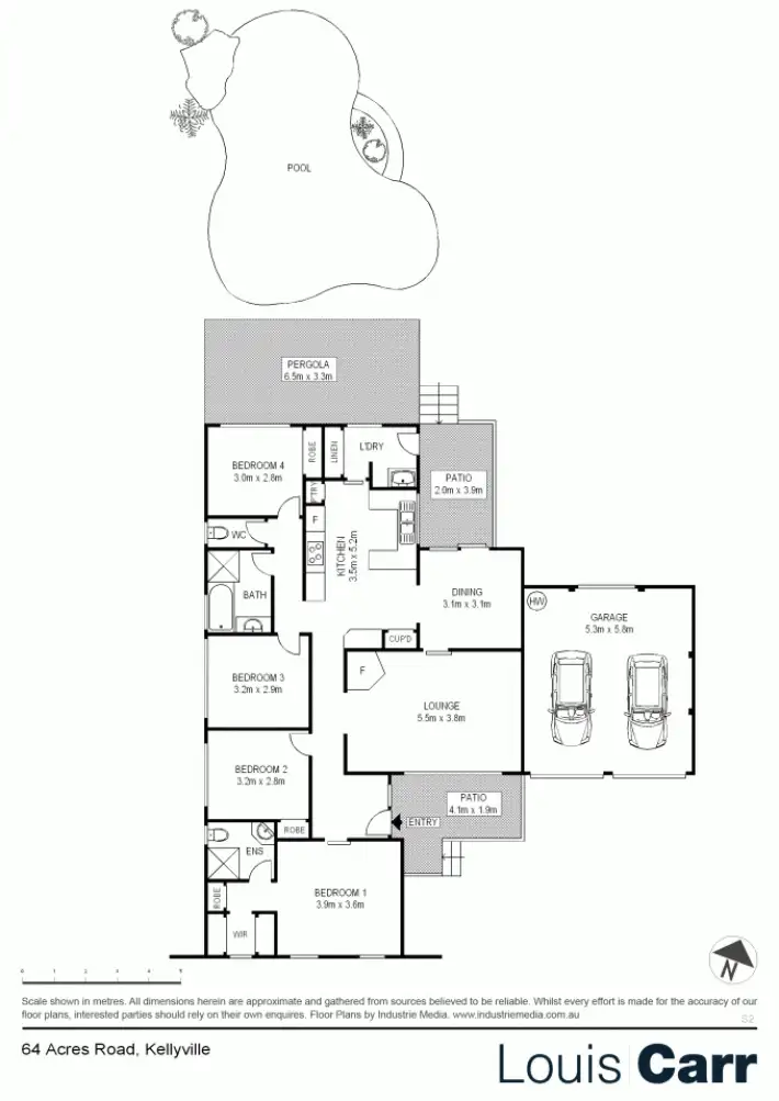 Floorplan of Homely house listing, 64 Acres Road, Kellyville NSW 2155