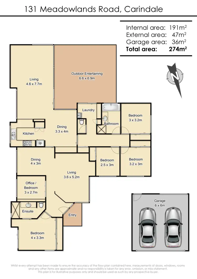 Floorplan of Homely house listing, 131 Meadowlands Road, Carindale QLD 4152