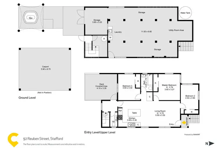 Floorplan of Homely house listing, 92 Reuben Street, Stafford QLD 4053
