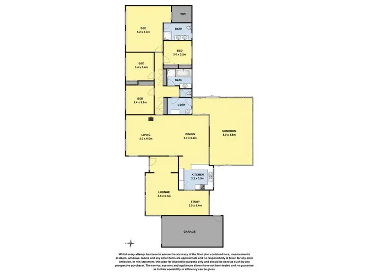 Floorplan of Homely house listing, 8 Callistemon Court, Elliminyt VIC 3250