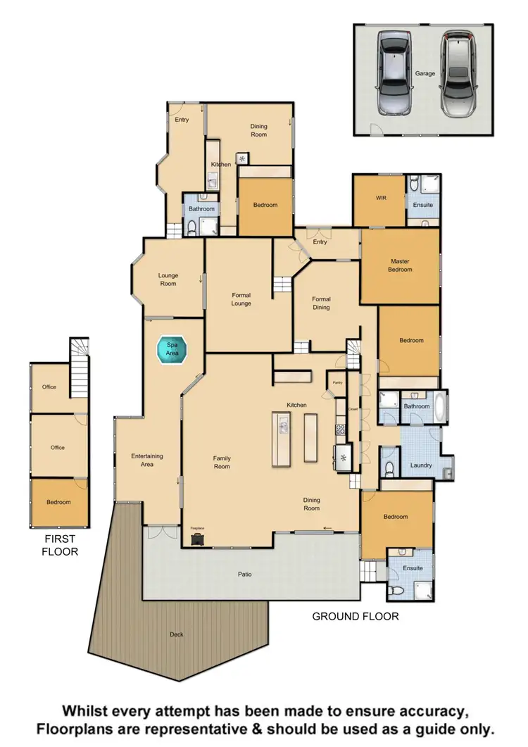 Floorplan of Homely house listing, 10 Bottletree Place, The Gap QLD 4061