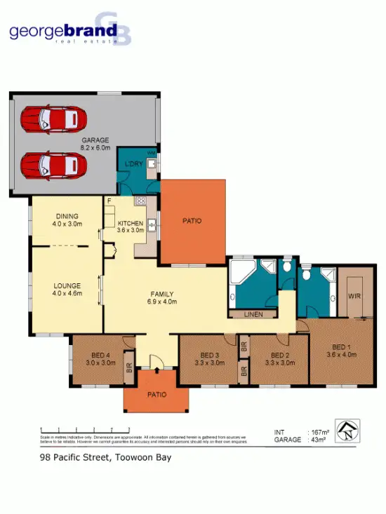 Floorplan of Homely house listing, 98 Pacific Street, Toowoon Bay NSW 2261