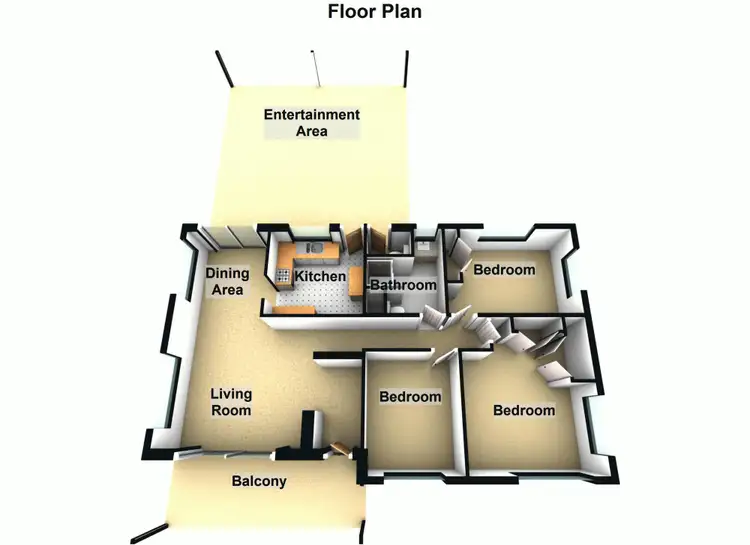 Floorplan of Homely house listing, 17 Kunari Street, Slacks Creek QLD 4127