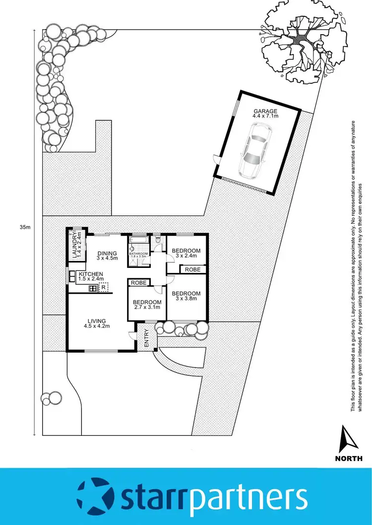 Floorplan of Homely house listing, 23 Primrose Circuit, Claremont Meadows NSW 2747