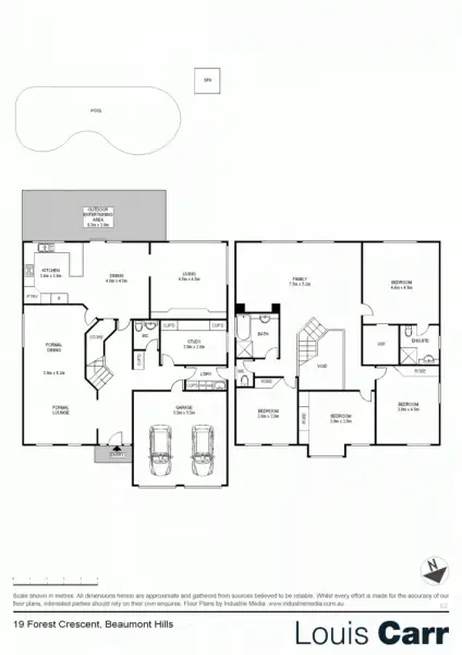 Floorplan of Homely house listing, 19 Forest Crescent, Beaumont Hills NSW 2155