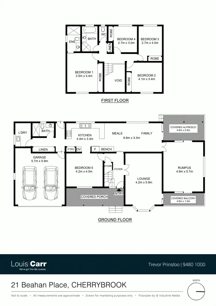 Floorplan of Homely house listing, 21 Beahan Place, Cherrybrook NSW 2126