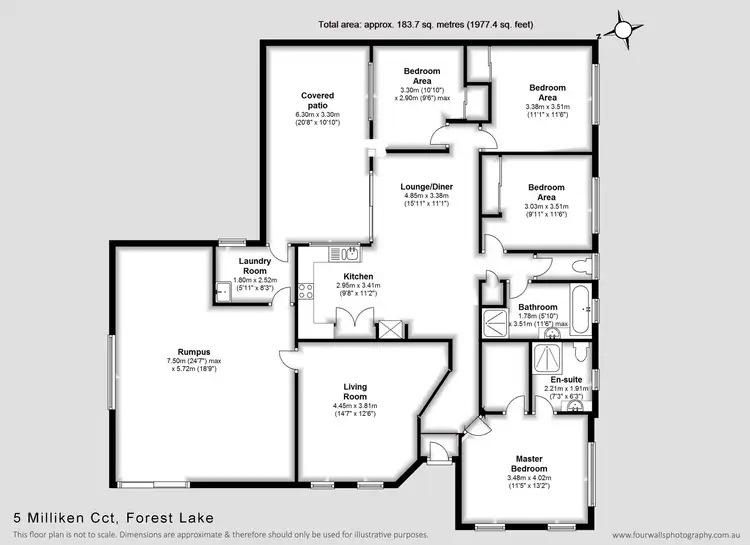 Floorplan of Homely house listing, 5 Milliken Cct, Forest Lake QLD 4078